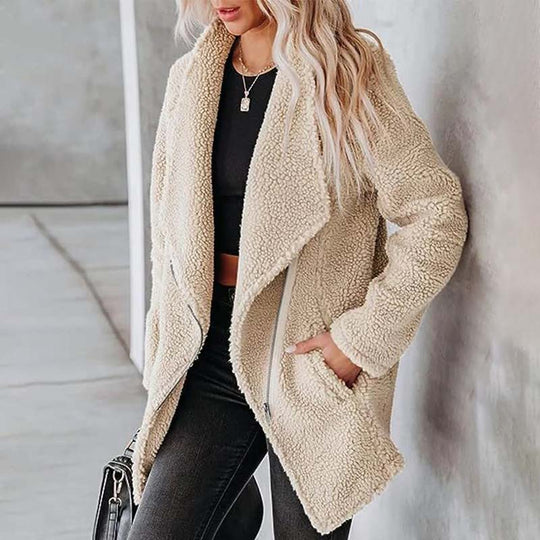 EB | Sherpa Jacke Polyester Weich, Warm