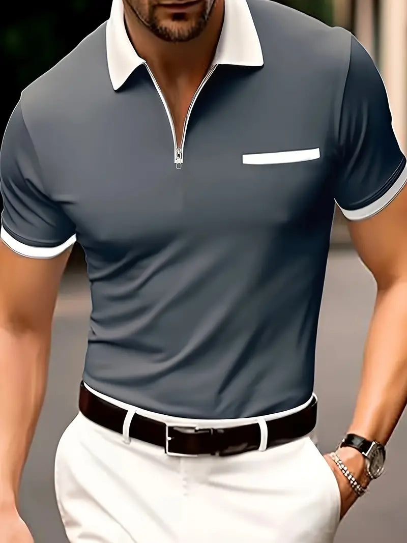 EB | Atmungsaktives Golfshirt Im Regular Fit für Herren