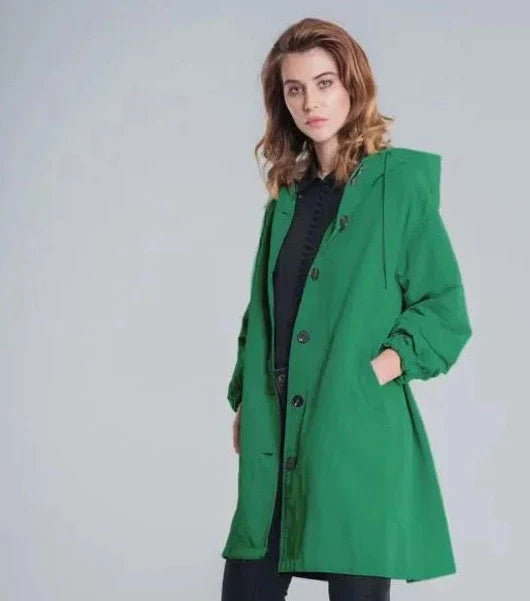 EB | Übergroße Kapuzen Windbreaker Regenjacke