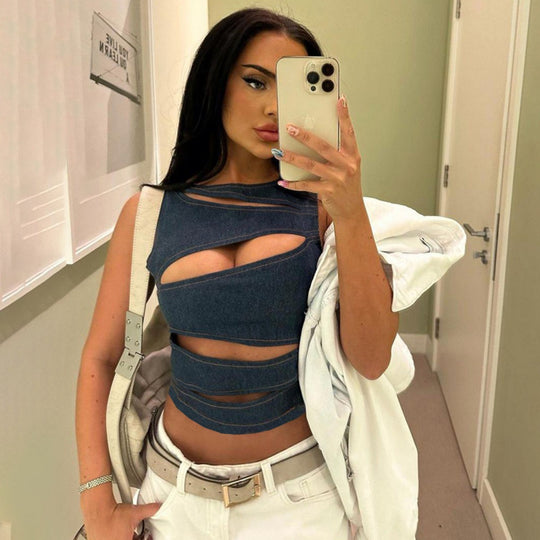 EB | Top aus Jeansweste