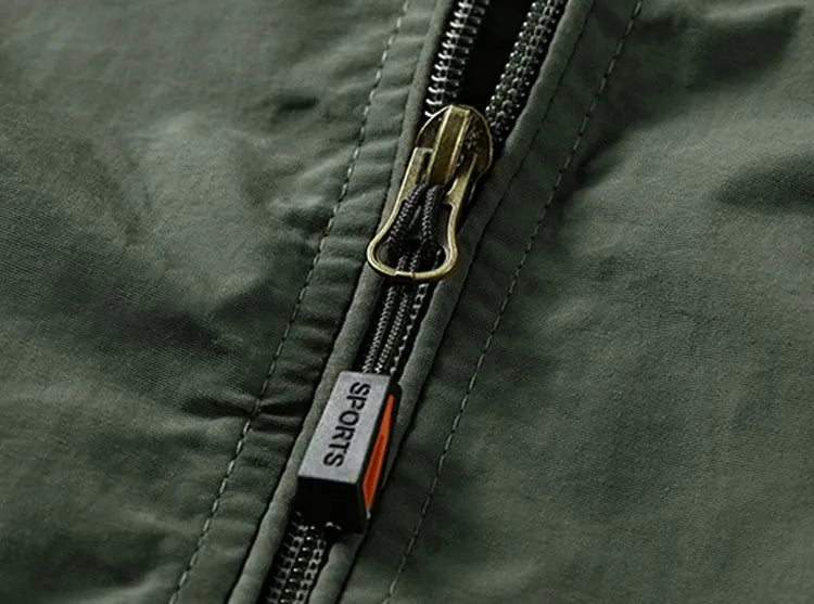 EB | Wasserdichte Outdoor Herrenjacke mit Abnehmbarem Kapuzenverband
