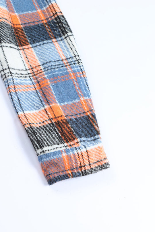 EB | Checkered Shirt With A-cut Cotton Blend Ideal for Everyday Look