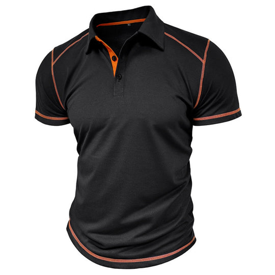EB | Kurzärmeliges Poloshirt zum Spleißen