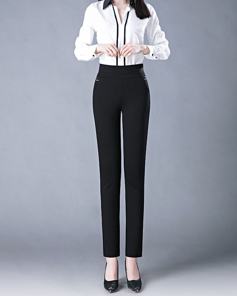 EB | Hose mit Hoher Taille und Tasche