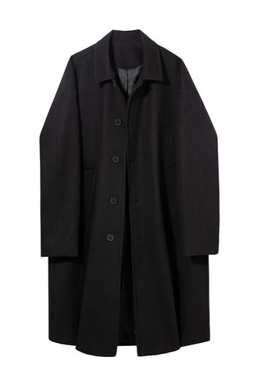 EB | Männer klassischer oversized Wollmantel