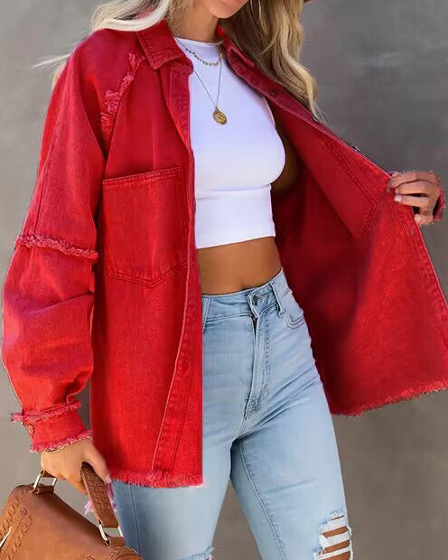 EB | Edge Patchwork Pocket Denim-Jacke