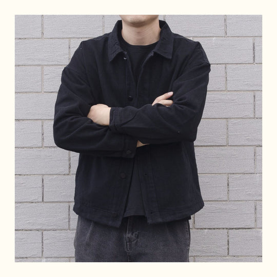 EB | Herren Button-Down Freizeitjacke