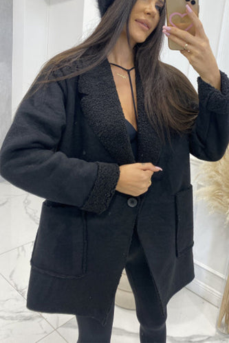 EB | kurze Sherpa-Damenjacke