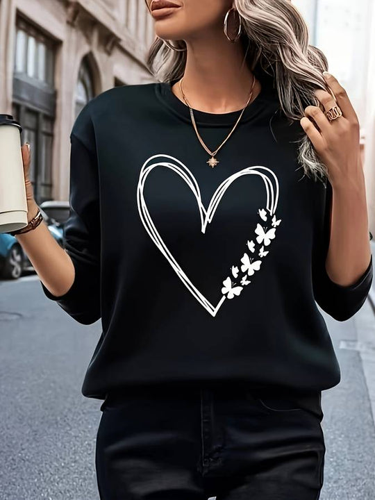 EB | Herzmuster Pullover - Stilvolles Strickteil mit Herzdesign
