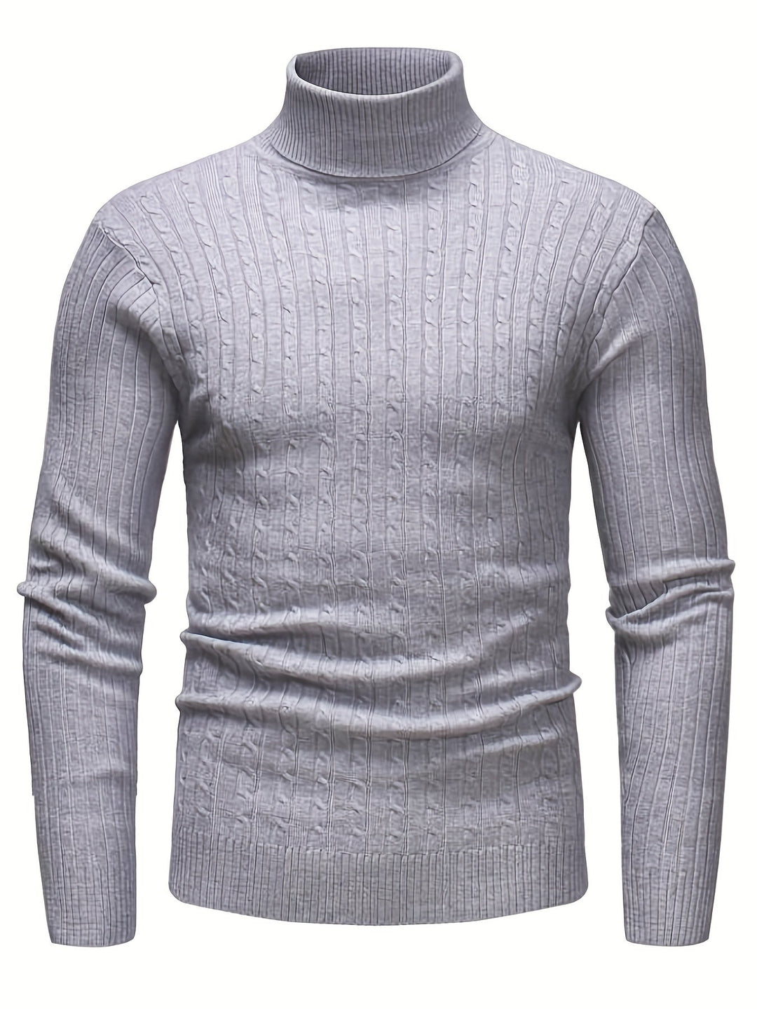 EB | Kabelstrick Rollkragenpullover Weich und Warm Perfekt für Herbst und Winter