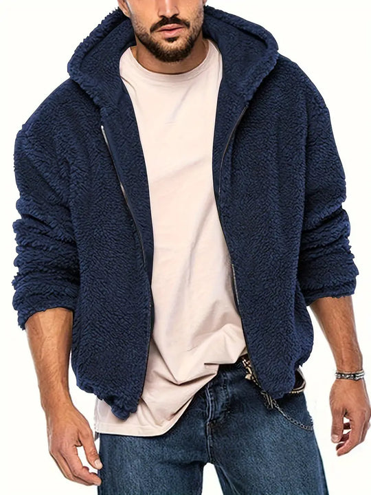 EB Teddyjacke mit Reißverschluss für Männer