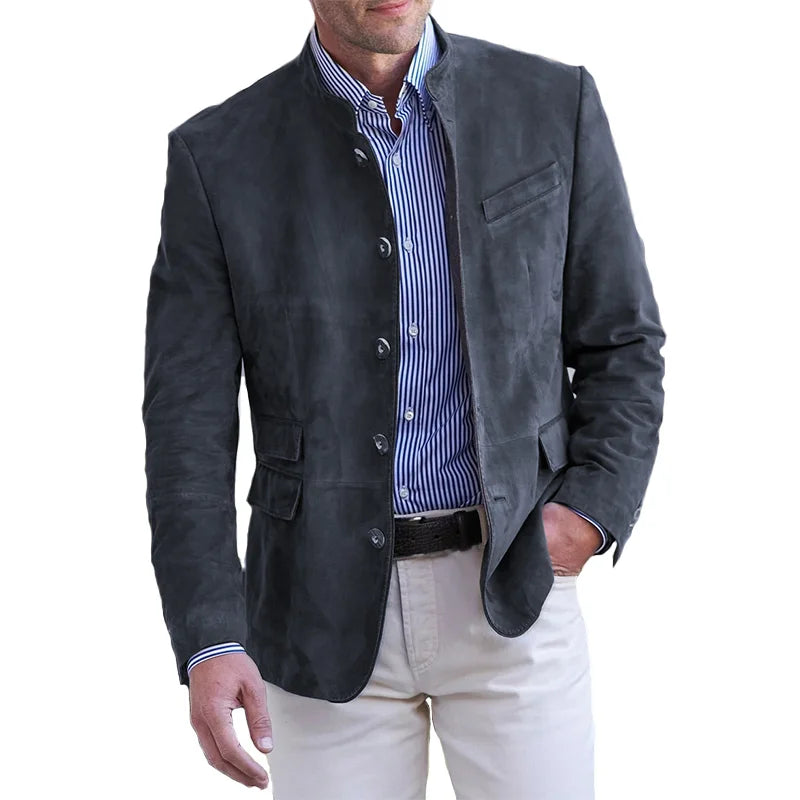 Klassische jacke für Herren mit Knopfverschluss
