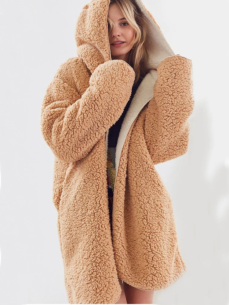 EB | Flauschiger Teddy Mantel