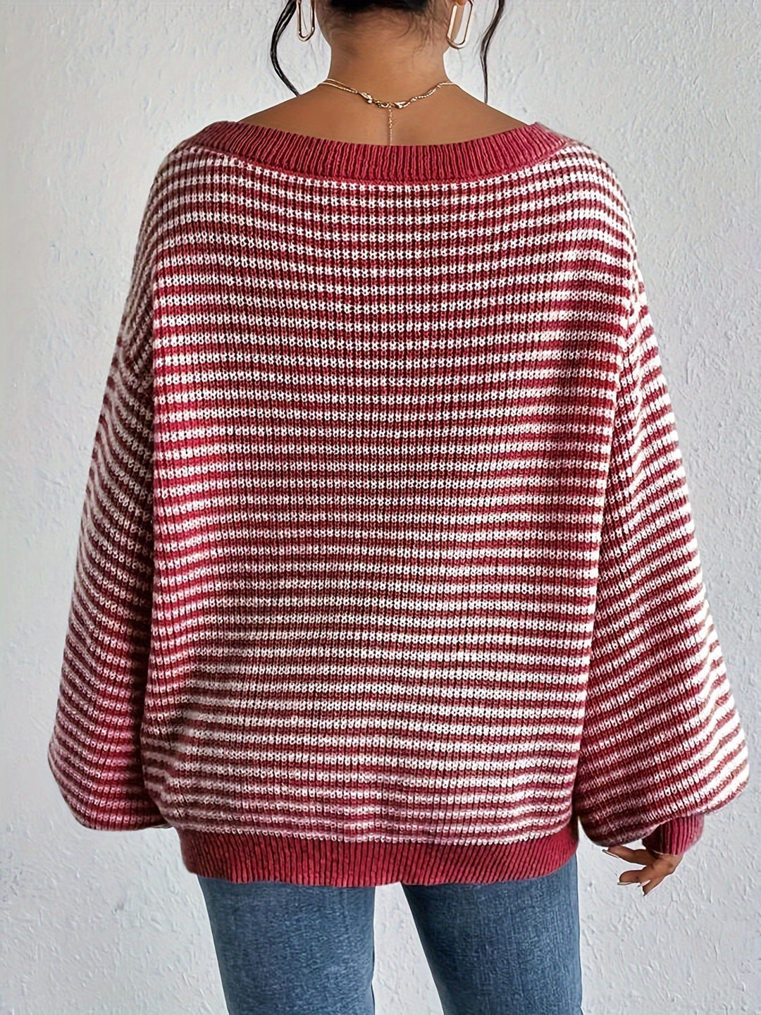 EB | Gestreifter Pullover Lässig und Stilvoll Weicher Komfort