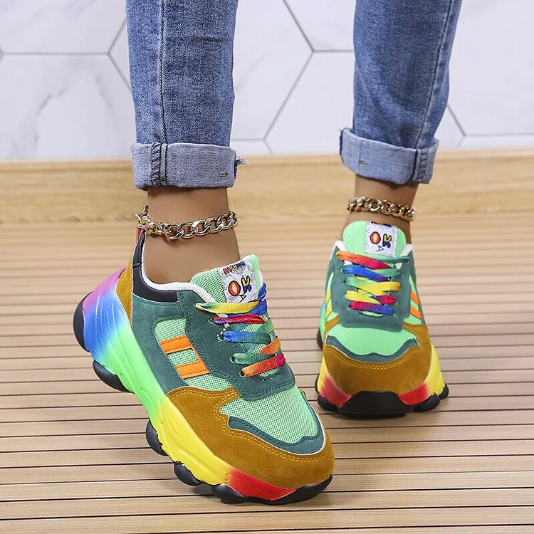 EB | Orthopädische Regenbogen Schuhe