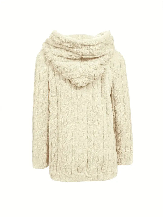 EB | Weiches Kapuzen Sweatshirt mit Reißverschluss