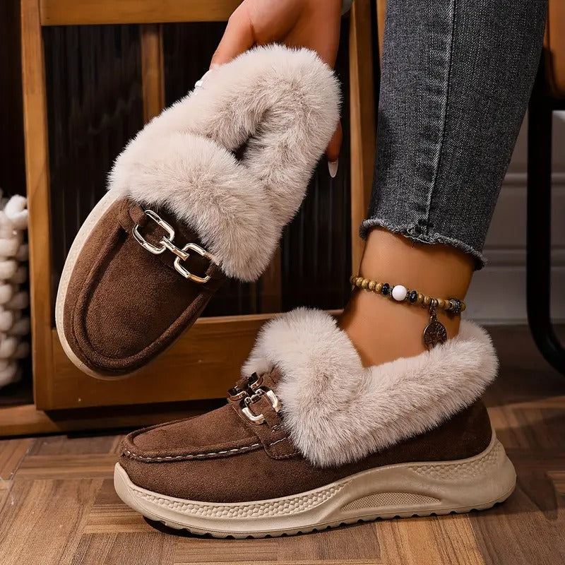 Damen-Winterstiefel mit Absatz EB EB