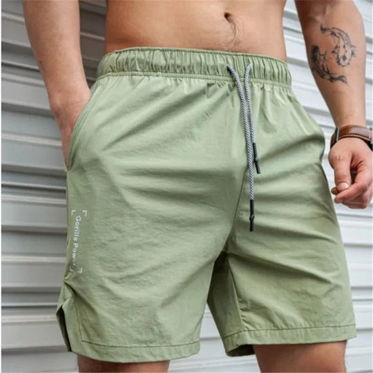 EB | Atmungsaktive, Einfarbige Badeshorts für Männer mit Kordel