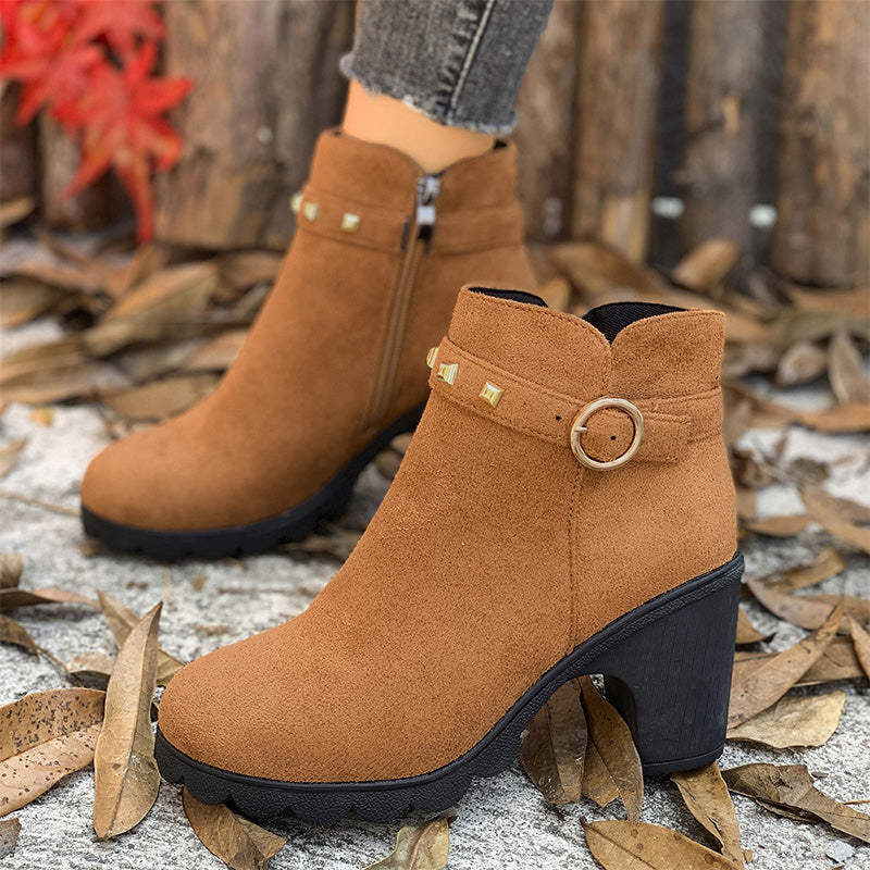 Zeitlose Damenstiefeletten aus hochwertigem Material EB EB