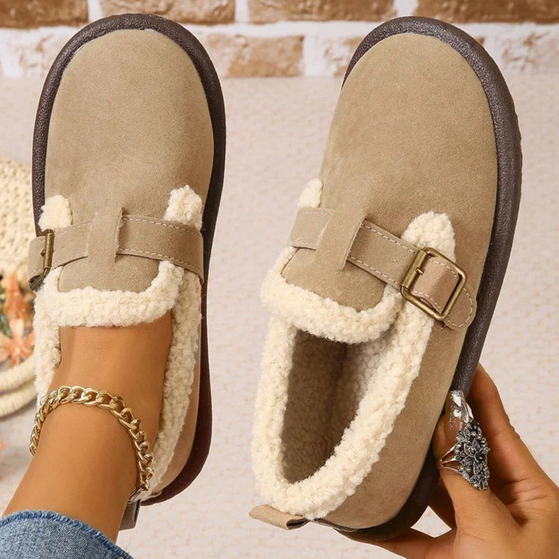Warme und bequeme flache Schuhe EB