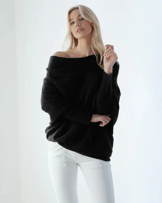 EB | Asymmetrisch Drapierter Pullover