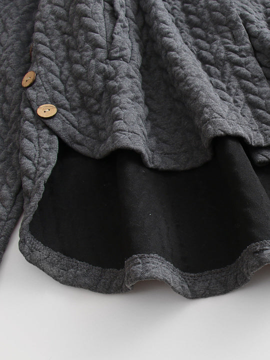 EB | Lange Winterjacke mit Kapuze für Damen Ideal für Die Kalte Jahreszeit
