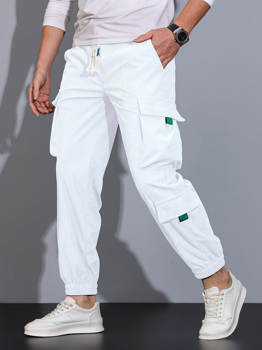 EB Schwarze Cargo-Hose für Herren