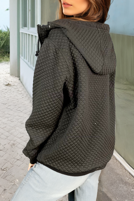EB | Gepolsterter Hoodie Polyester-mischung Warm und Komfortabel