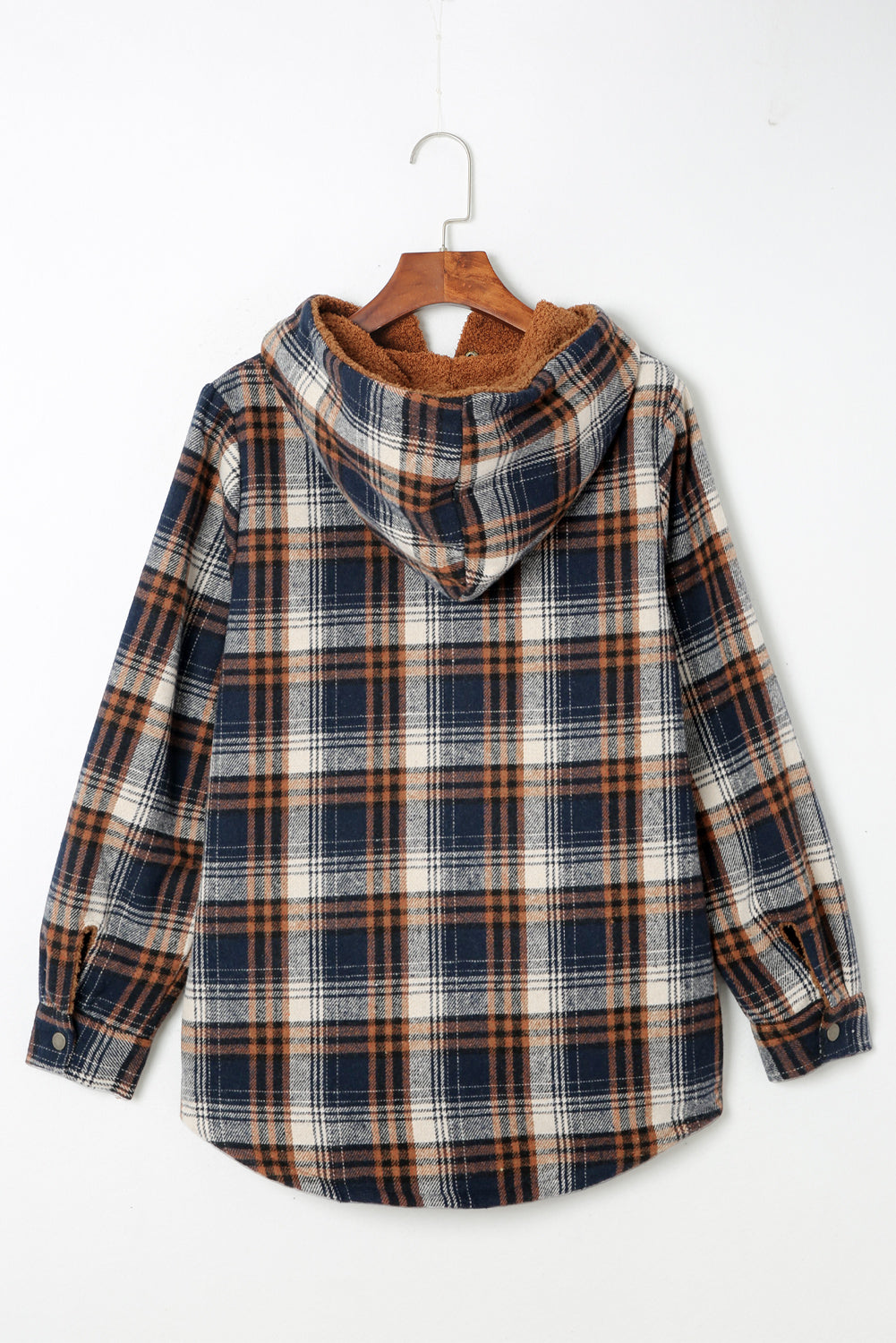 EB | Gepunktete Jacke mit Kapuze Weiches Plüschfutter Perfekt für Kalte Tage