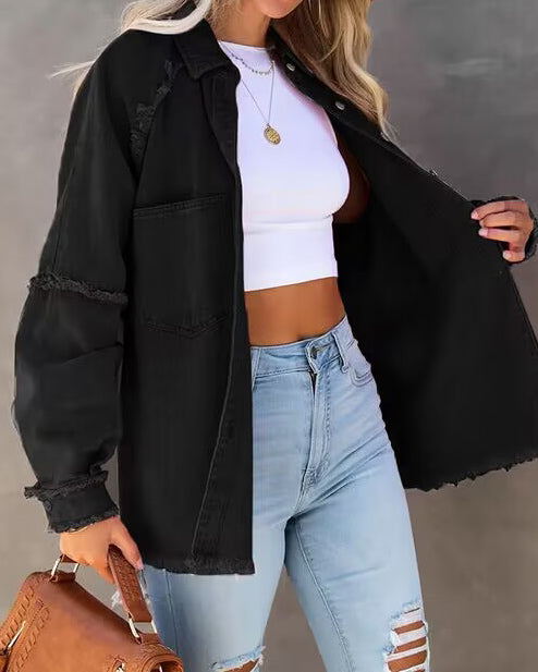 EB | Edge Patchwork Pocket Denim-Jacke