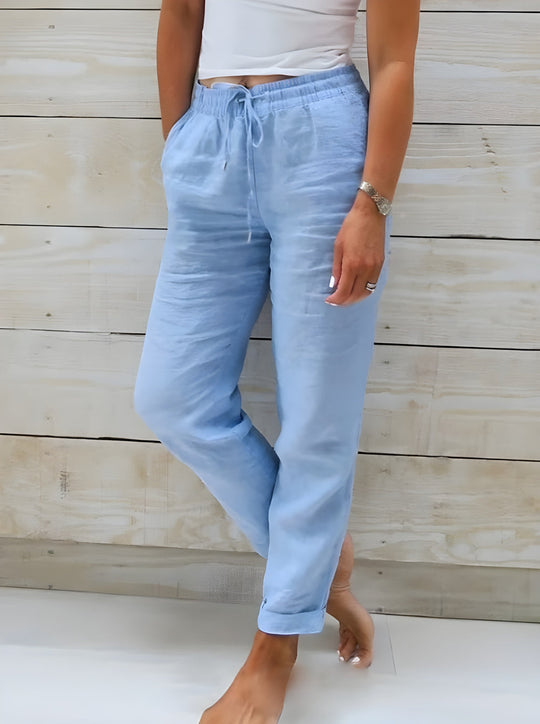 EB | Lockere Damen Baumwollhose – Bequem & Stylisch