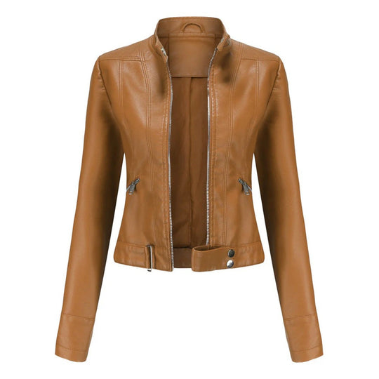 EB | Kurze Bikerjacke für Frauen - Langarm