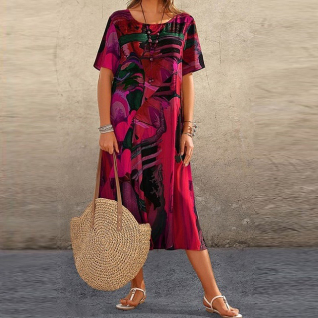 EB | Lässiges Plus-Size Bindekleid