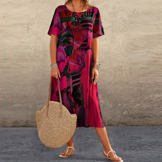 EB | Lässiges Plus-Size Bindekleid