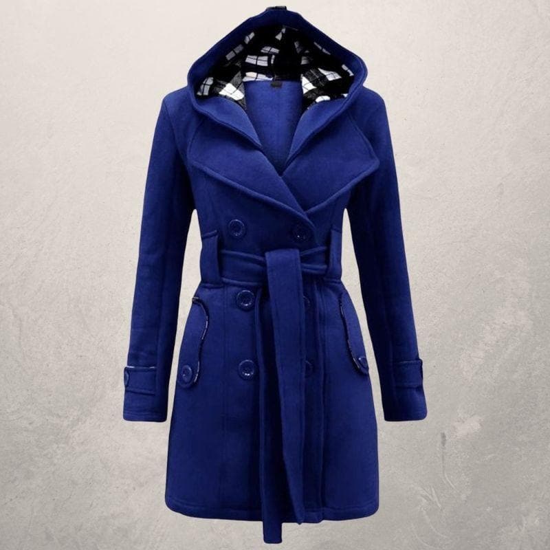 EB | Warme Winter Mantel - Taillengürtel