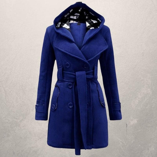EB | Warme Winter Mantel - Taillengürtel