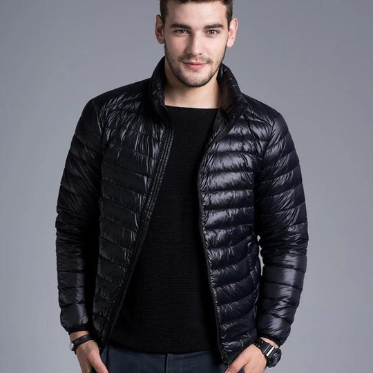 EB | Pufferjacke Winddicht und Warm Steppdesign Reguläre Passform Reißverschlussverschluss