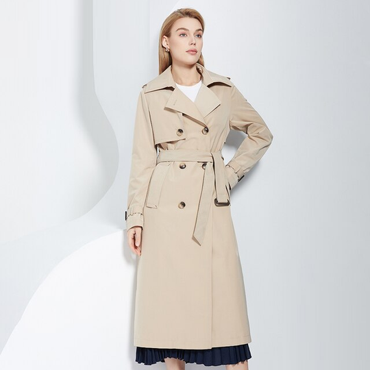 EB | Parka mit Gürtel - Raffiniert und Zeitlos