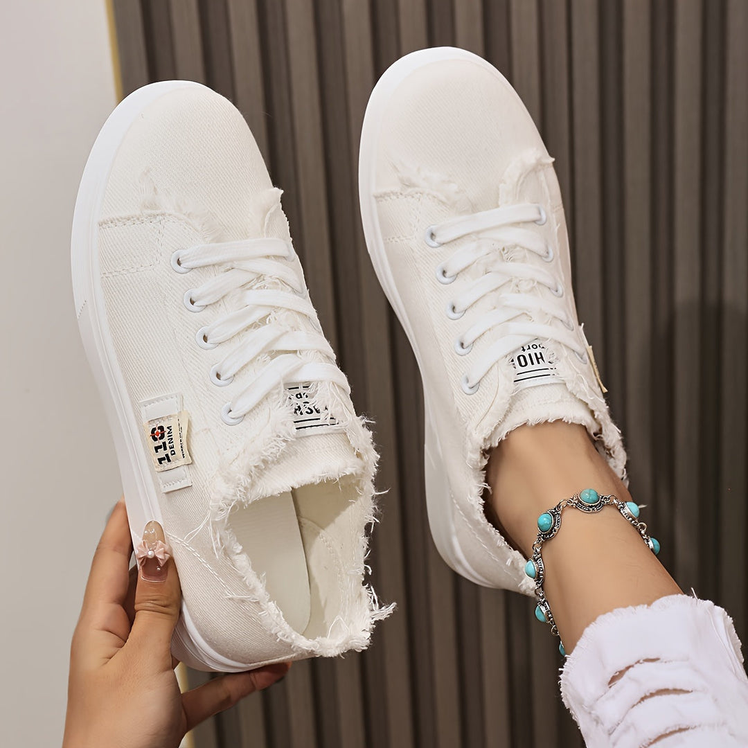 Leinenschuh Damen Casual Sneaker EB