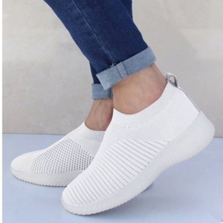 Damen Atmungsaktive und flexible Slip-On Sneakers EB
