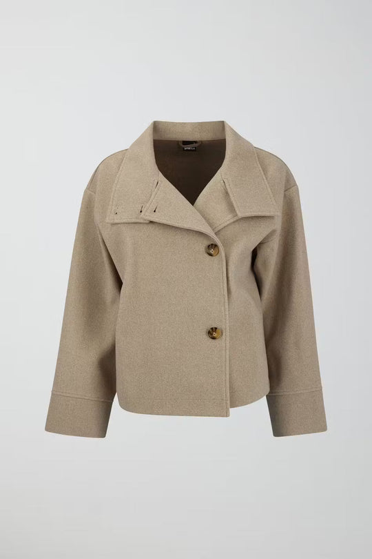 EB | Klassischer Damen Peacoat mit Langen Ärmeln