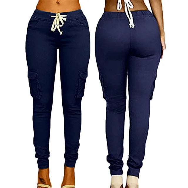 EB | Hosen Hochgeschnittene Skinny Cargo-Hosen
