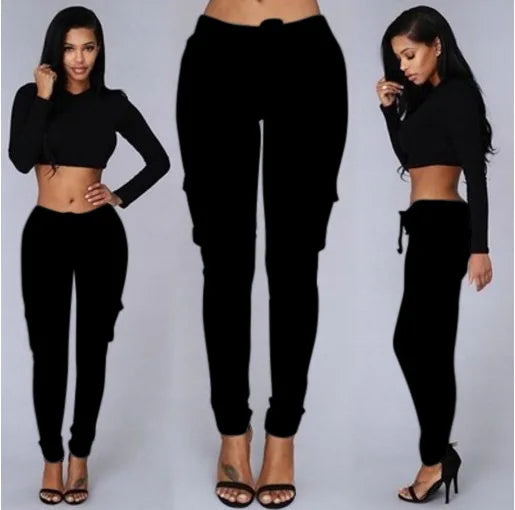 EB | Hosen Hochgeschnittene Skinny Cargo-Hosen