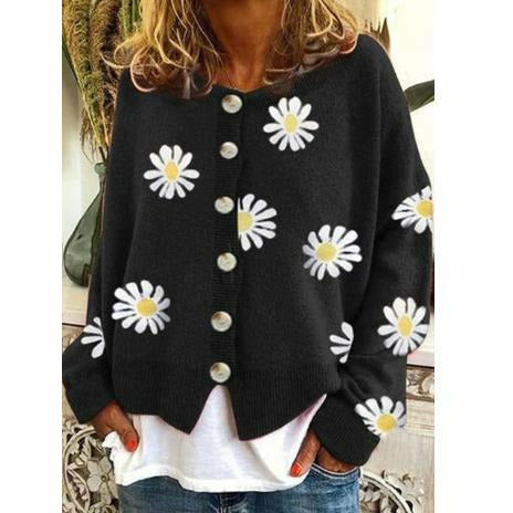 EB | Bedruckter Strickmantel