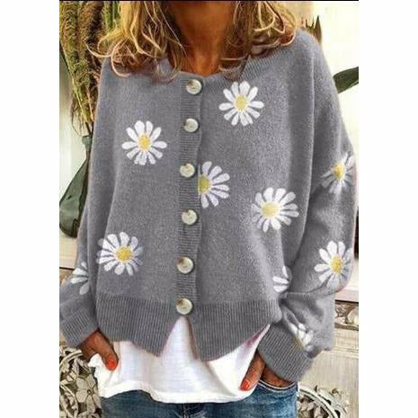 EB | Bedruckter Strickmantel