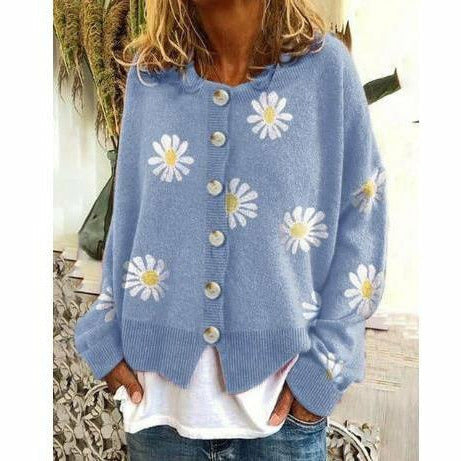 EB | Bedruckter Strickmantel