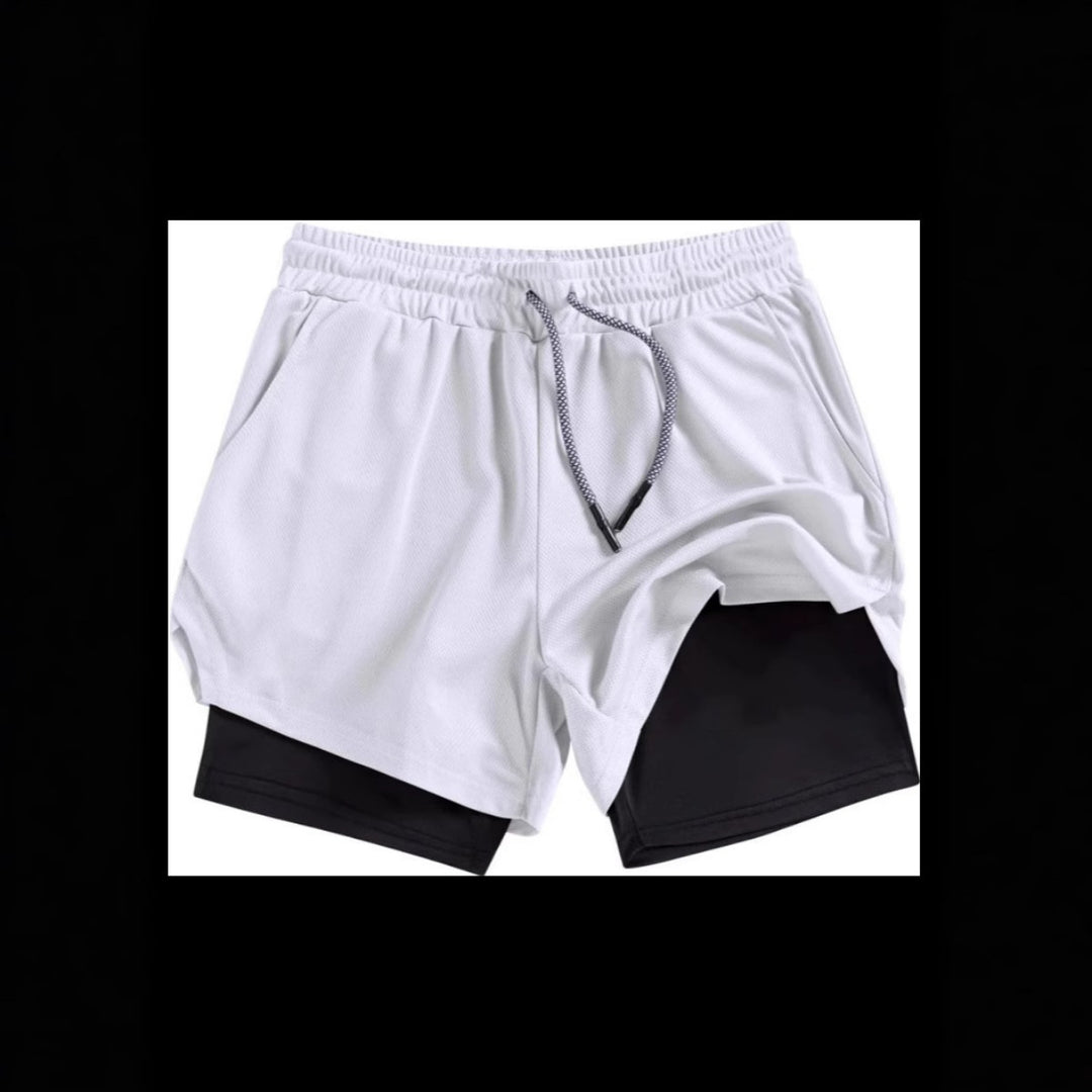 EB | Atmungsaktive Doppel-Shorts für Männer