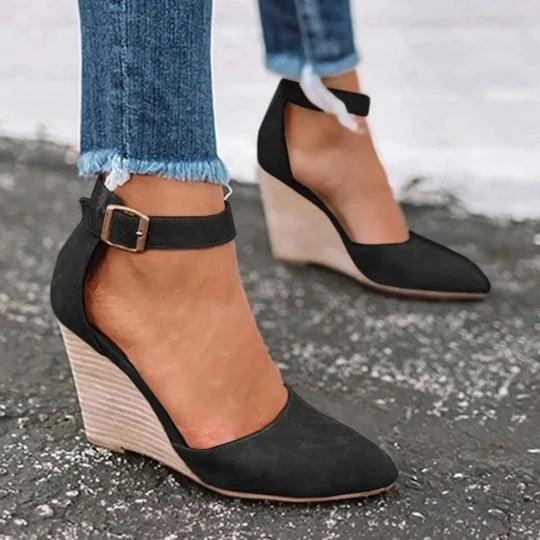 Marineblaue DamenWedges EB