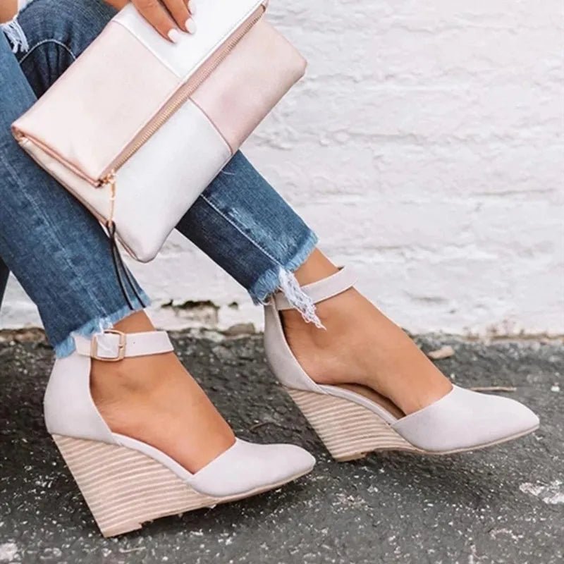 Marineblaue DamenWedges EB
