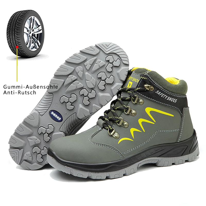 Sicherheit Ankle Schuhe Anti-smashing Stahl Kappe Kappe Stiefel Männer Bau Arbeit stiefel EB